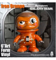 猿人極地銀河探險隊-太空猿Adam 16cm 搪膠 (鋼鐵橙色)